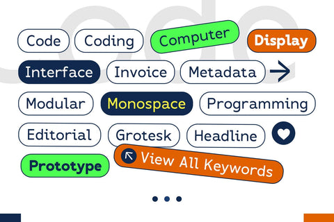 Interform – Modern Monospaced Font Font Arterfak Project 