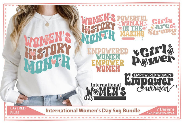 International Women's Day Svg Bundle SVG shah alam 