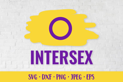 Intersex flag SVG. LGBT pride month shirt design SVG LaBelezoka 