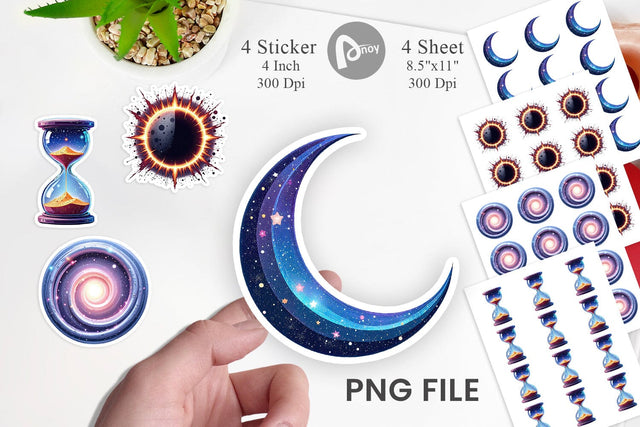 Interstellar Icons Sticker Sublimation artnoy 