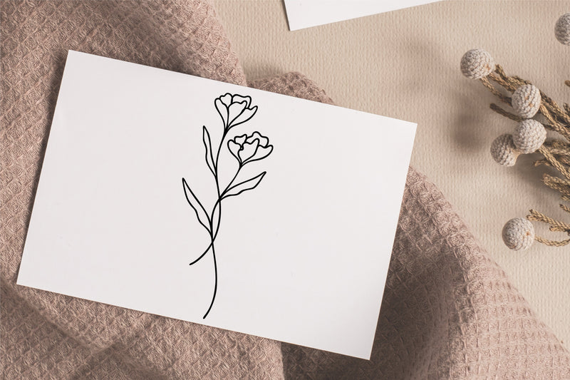 Intertwined Flowers SVG RFCreative 