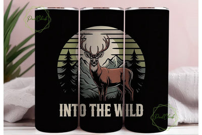 Into The Wild 20oz Tumbler Wrap Sublimation PixelChick 