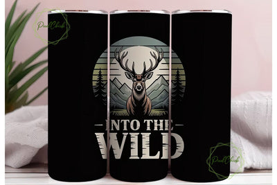 Into The Wild 20oz Tumbler Wrap Sublimation PixelChick 