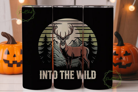 Into The Wild 20oz Tumbler Wrap Sublimation PixelChick 