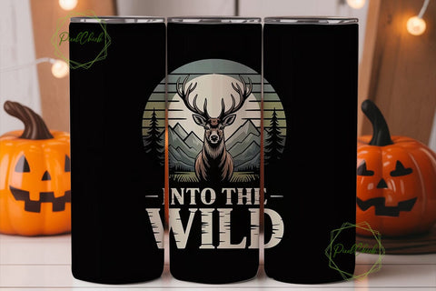 Into The Wild 20oz Tumbler Wrap Sublimation PixelChick 