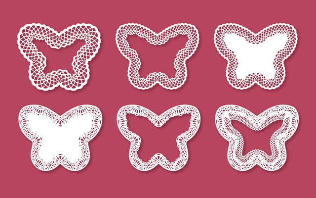 Intricate Lace Butterfly Laser/Paper Cut SVG Designs SVG naemmiah021 