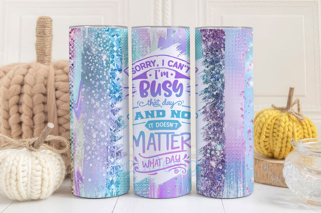 Introvert Tumbler Wrap For A 20oz Skinny Cup, Personality Tumbler Png Sublimation, Introverted Quote Tumbler, Glitter Tumbler Watercolor Png Sublimation BouDesign 