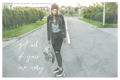 Inverness Signature Script Font Beck McCormick 