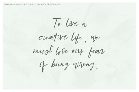 Inverness Signature Script Font Beck McCormick 