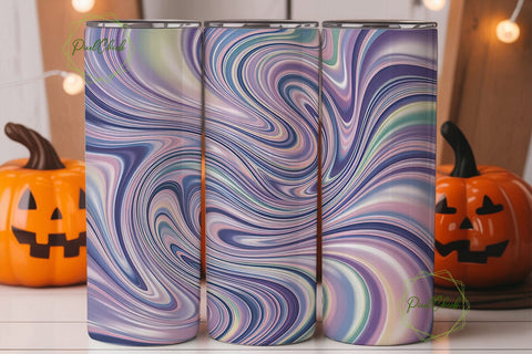 Iridescent Marble Abstract 20oz Tumbler Sublimation PixelChick 