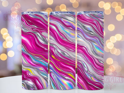 Iridescent Marble Glow 20oz Tumbler, Iridescent Marble, Glow Texture, Elegant Theme, Sublimation Wrap, 20oz Tumbler, Shimmer Aesthetic, Luxe Charm Sublimation SvggirlplusArt 