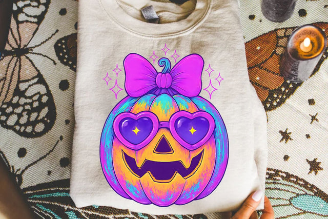 Iridescent Pumpkin PNG| Coquette Pumpkin Sublimation Png. Sublimation CosmosFineArt 