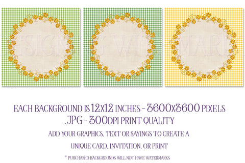 Irish Card Topper, St Patrick's Day Background, Irish Plaid Paper, s2 Digital Pattern Designing with Marlo 