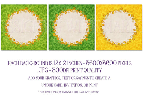 Irish Card Topper, St Patrick's Day Background, Irish Plaid Paper, s5 Digital Pattern Designing with Marlo 