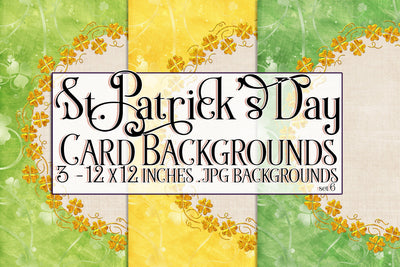 Irish Card Topper, St Patrick's Day Background, Irish Plaid Paper, s6 Digital Pattern Designing with Marlo 