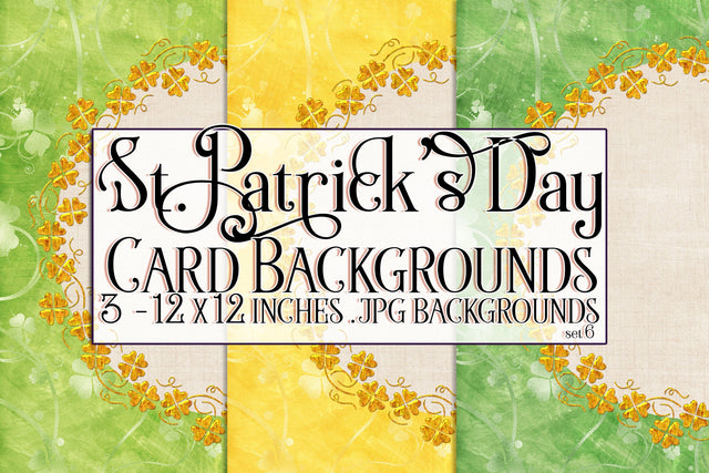 Irish Card Topper, St Patrick's Day Background, Irish Plaid Paper, s6 Digital Pattern Designing with Marlo 