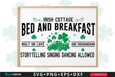 Irish Cottage Bed And Breakfast SVG Design SVG Regulrcrative 