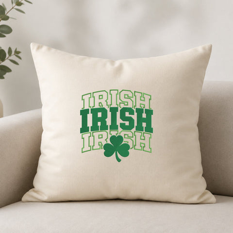 Irish Irish Irish Embroidery Design – Shamrock St Patrick’s Day Green Varsity Machine Embroidery File Embroidery/Applique DESIGNS PatternFeed8 