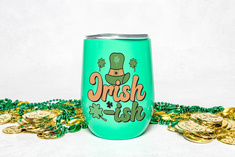 Irish-ish - Retro St. Patrick's Day Sublimation Sublimation CraftLabSVG 