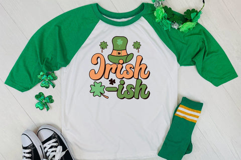 Irish-ish - Retro St. Patrick's Day Sublimation Sublimation CraftLabSVG 
