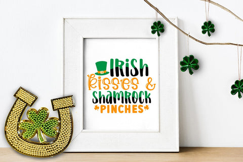 Irish kisses & shamrock pinches SVG Design SVG Designangry 