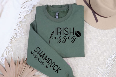 Irish kisses Sleeve SVG Design, Mother's Day Sleeve SVG SVG Regulrcrative 