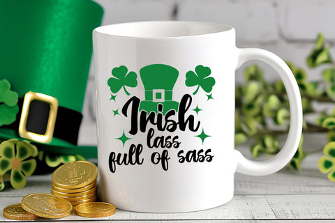 Irish Lass Full Of Sass Svg | St Patricks Day Svg Cut Files SVG TonisArtStudio 