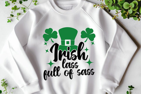 Irish Lass Full Of Sass Svg | St Patricks Day Svg Cut Files SVG TonisArtStudio 