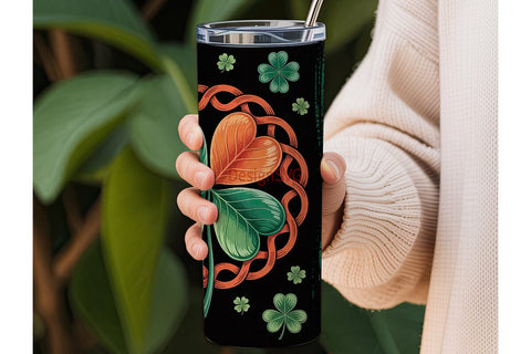 Irish Woman 20oz Tumbler Wrap Sublimation DesignSVG 