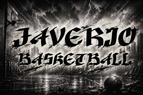Iron Shadow Font Prasetya Letter 