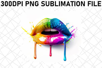 Irresistible Lip Design - Makeup Marvels Sublimation afrosvg 