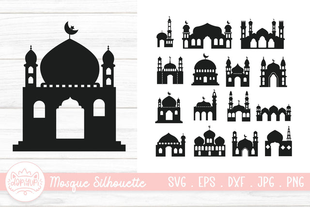 Islamic Mosque SVG Bundle SVG dapiyupi store 