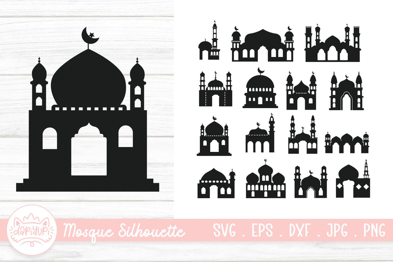 Islamic Mosque SVG Bundle - So Fontsy