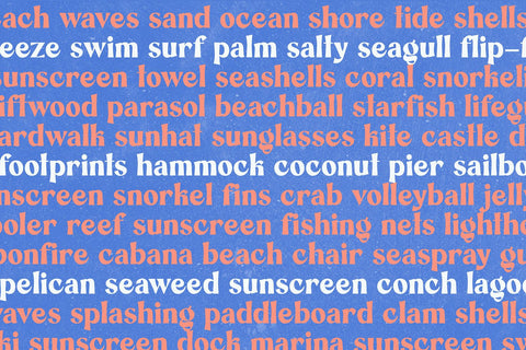 Island Cabana Fancy Modern Font Font Blush Font Co. 