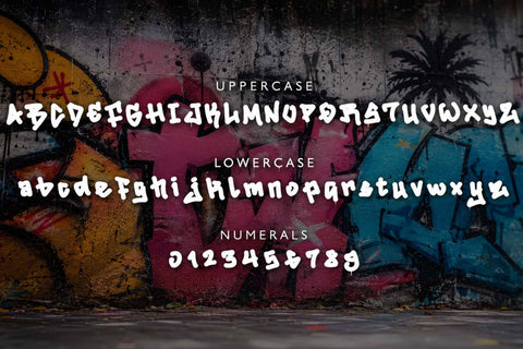 Island Graffiti Font Prasetya Letter 