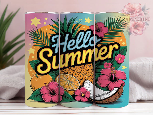 Island Paradise Summer Tumbler Wrap, Island Vibes Design, Paradise Theme Gift, Summer Welcome Art, Beach Season Gift, Tropical Paradise Theme, Exotic Summer Style Sublimation Li Zamperini 