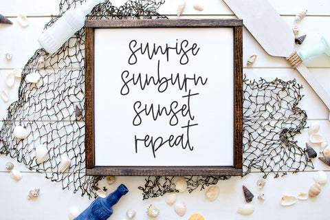 Island Sun Script Font Font Beck McCormick 