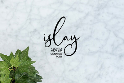 Islay Script Font Beck McCormick 