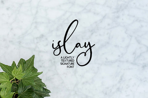 Islay Script Font Beck McCormick 