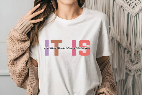 It Is The Most Wonderful Time Of The Year SVG Angelina750 