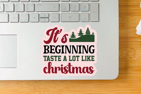 it s beginning taste a lot like christmas SVG Angelina750 