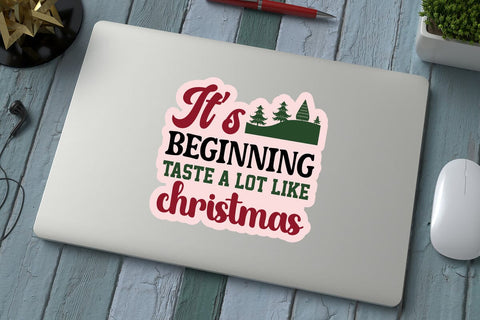 it s beginning taste a lot like christmas SVG Angelina750 