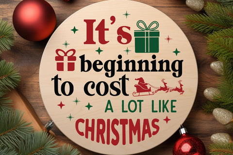 It s beginning to cost a lot like christmas SVG Angelina750 