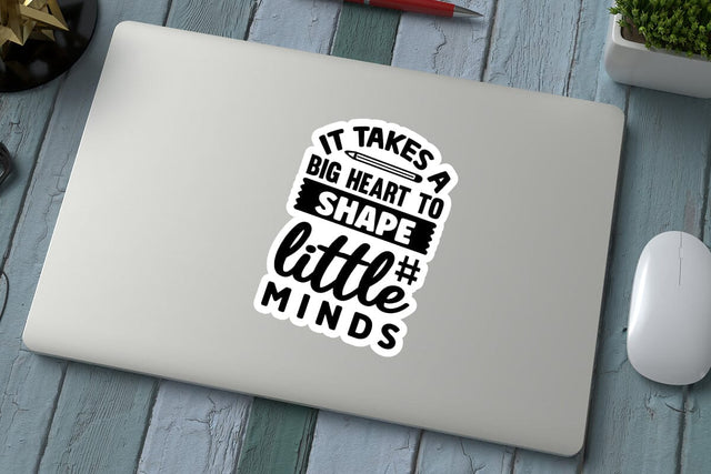 it takes a big heart to shape little minds SVG Angelina750 