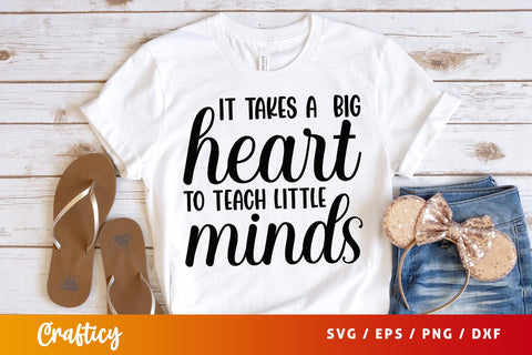 It takes a big heart to teach little minds SVG Design SVG Designangry 