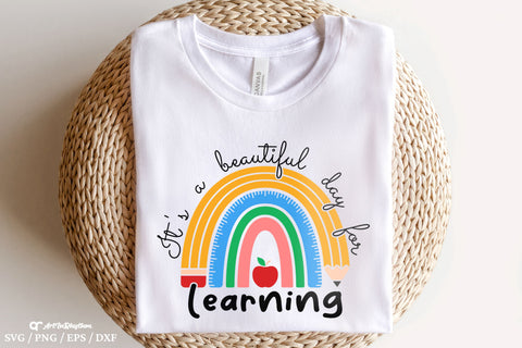 It's a beautiful day for learning Svg, Teacher Svg, School Svg, Back To School Svg SVG Artinrhythm shop 
