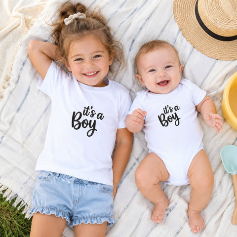 It’s a Boy Machine Embroidery Design – Baby Boy Announcement Quote Embroidery File Embroidery/Applique DESIGNS PatternFeed8 