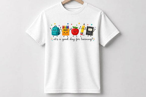 It's A Good Day For Learning PNG | Cute Teacher School Digital Download SVG BillahCrafts 