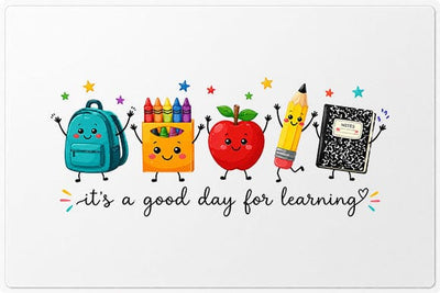 It's A Good Day For Learning PNG | Cute Teacher School Digital Download SVG BillahCrafts 