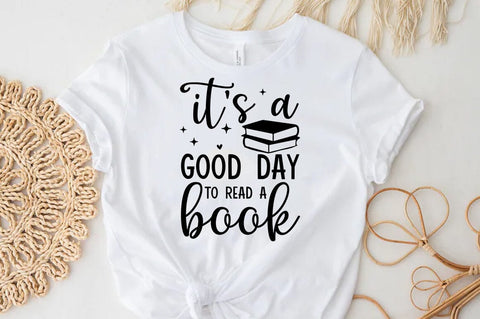 It's a good day to read a book, Reading SVG SVG FiveStarCrafting 